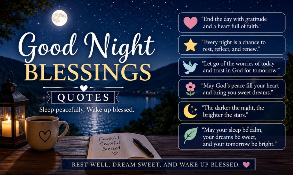 Good Night Blessings Quotes