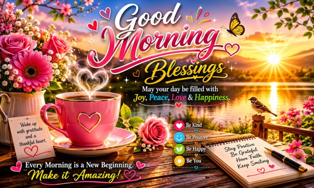 Beautiful Good Morning Blessings for Daily Motivation
