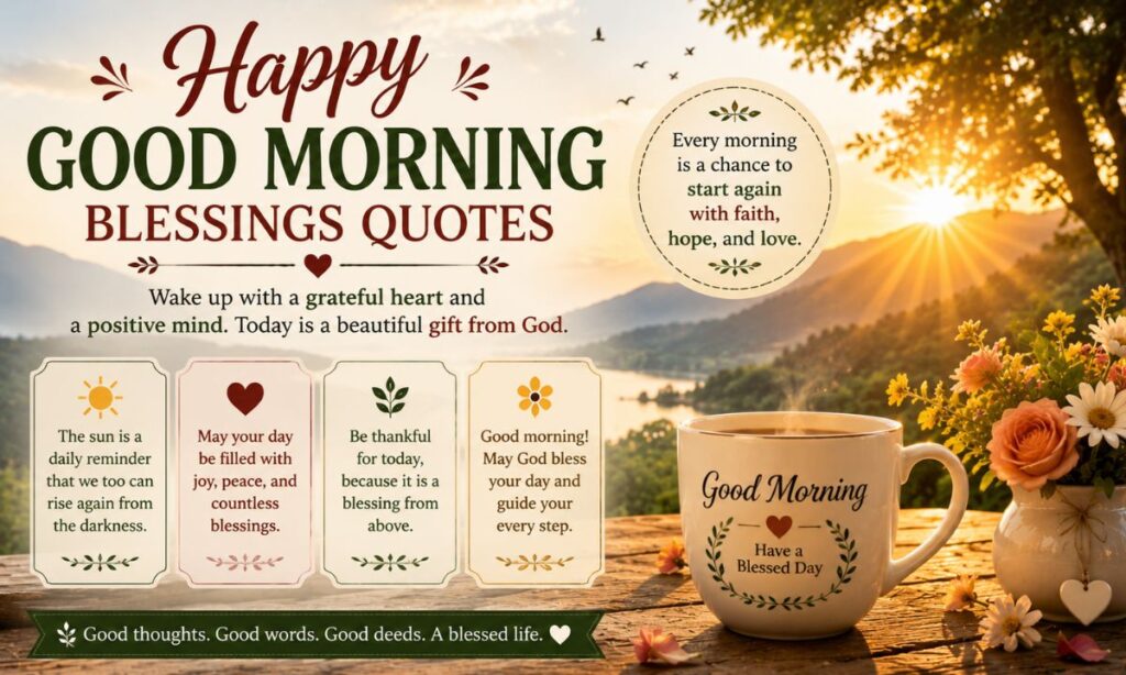 Happy Good Morning Blessings Quotes