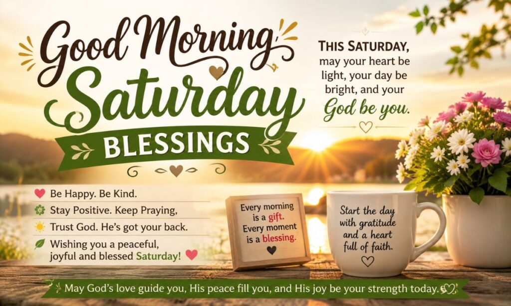 Good Morning Saturday Blessings Quotes