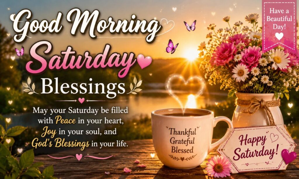 Good Morning Saturday Blessings GIF