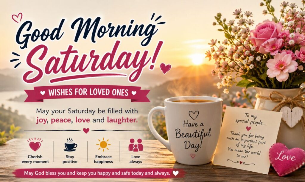 Good Morning Saturday Wishes for Loved Ones