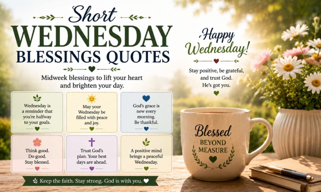 Short Wednesday Blessings Quotes