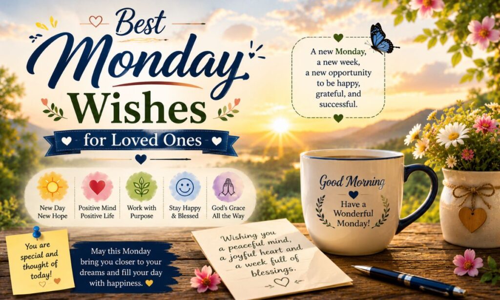 Best Monday Wishes for Loved Ones