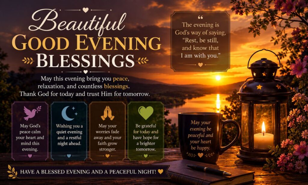 Beautiful Good Evening Blessings