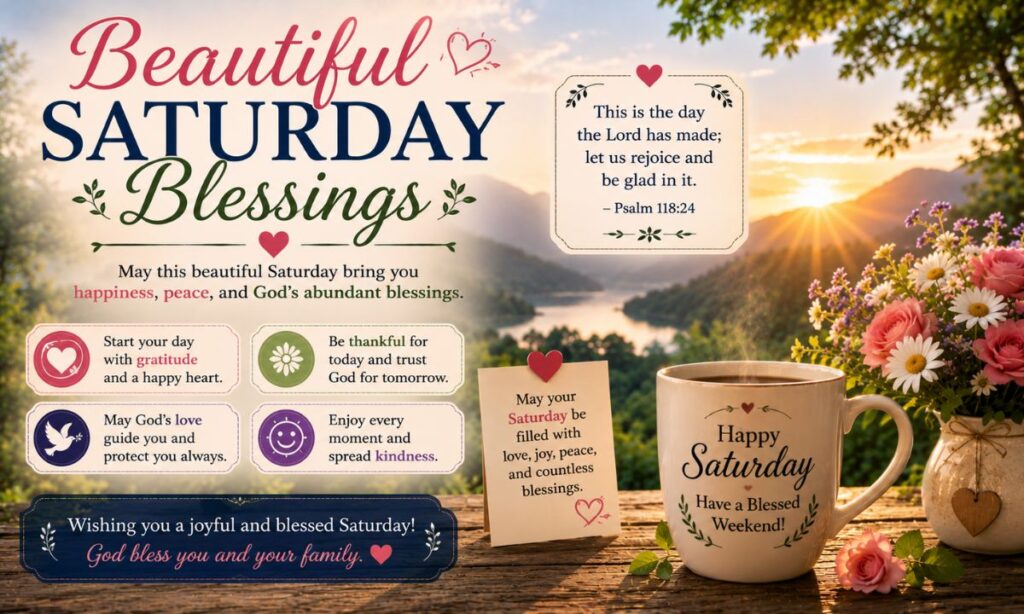 Beautiful Saturday Blessings