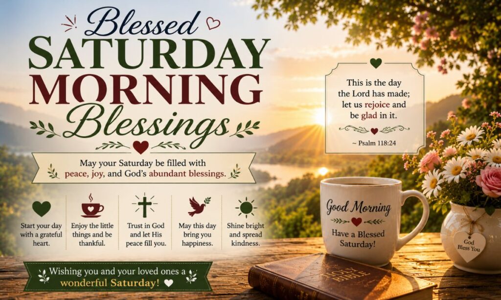 Blessed Saturday Morning Blessings