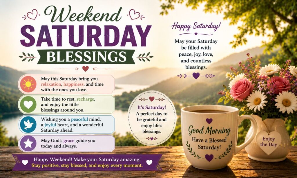 Weekend Saturday Blessings