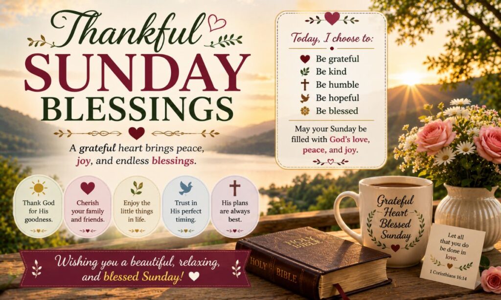 Thankful Sunday Blessings