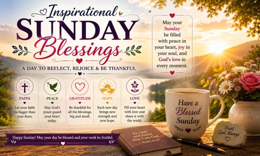 Inspirational Sunday Blessings