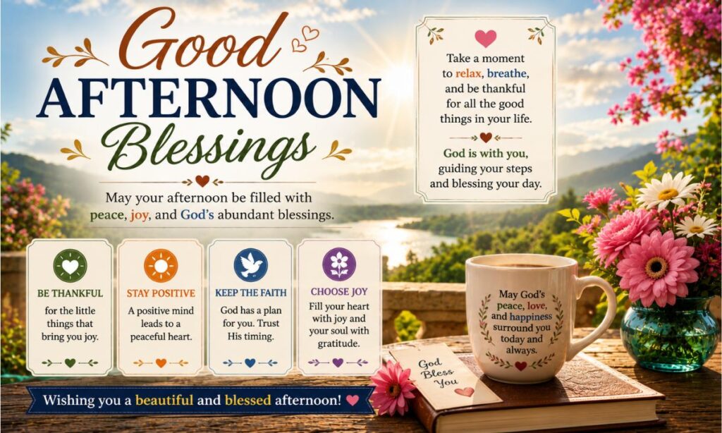 Good Afternoon Blessings Images