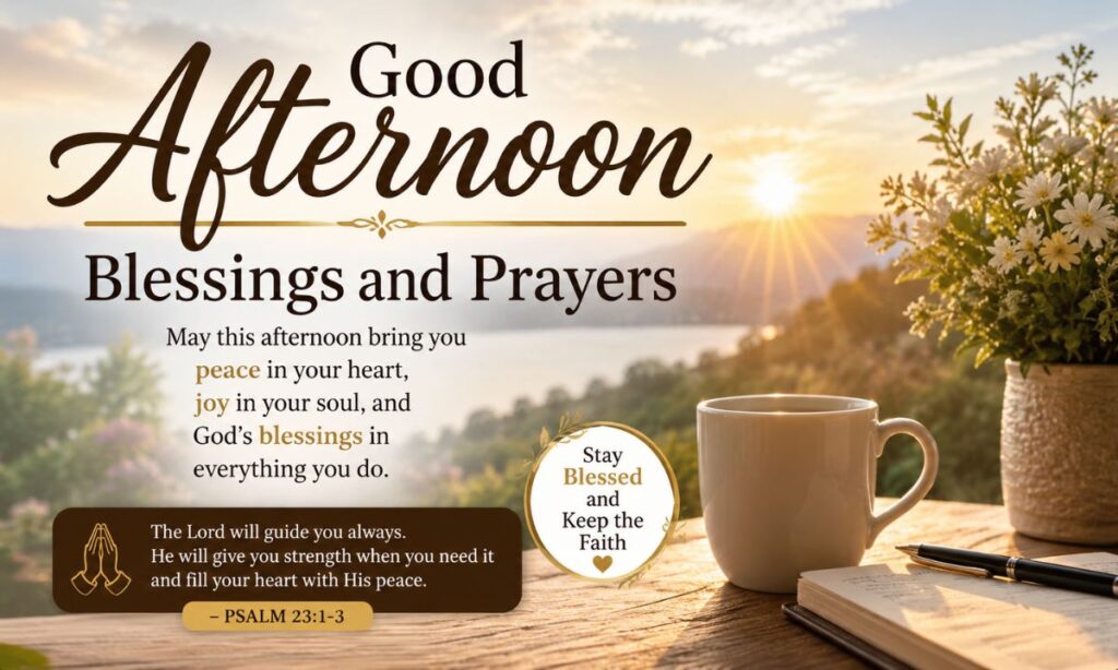 Good Afternoon Blessings and Prayers