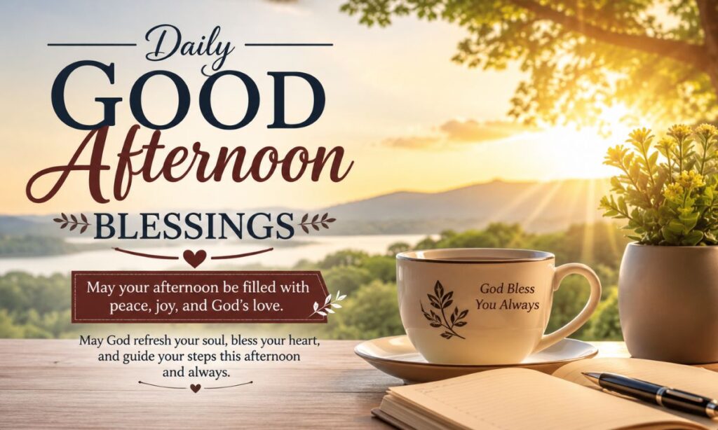 Daily Good Afternoon Blessings