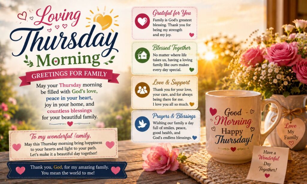 Loving Thursday Morning Greetings for Family