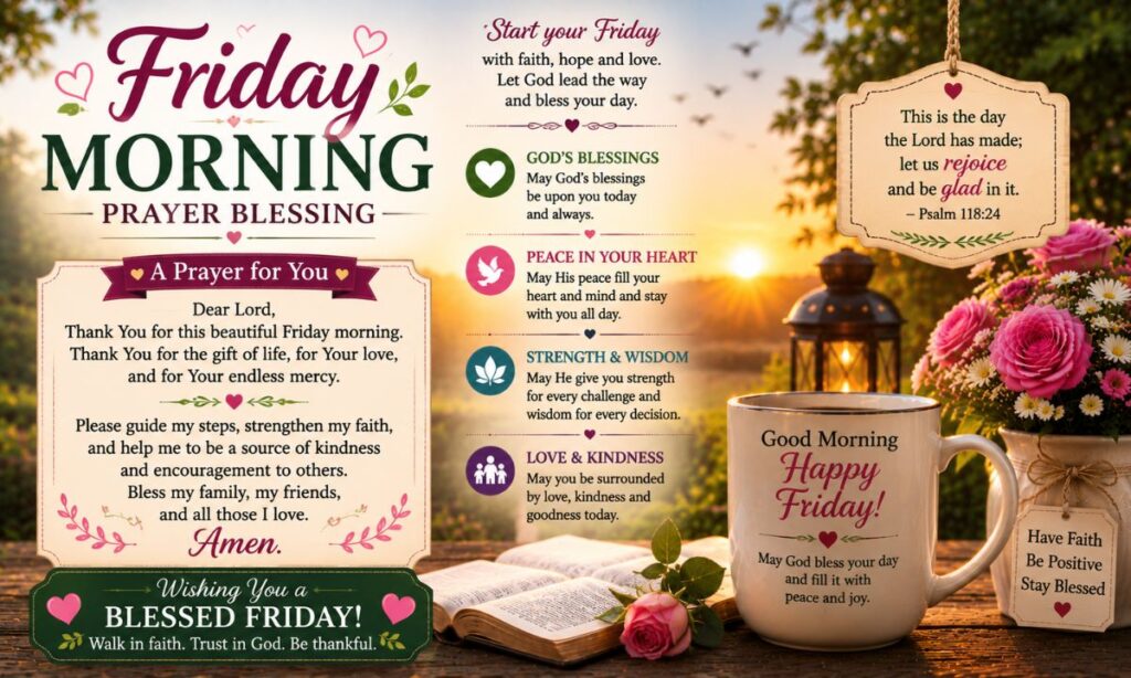 Friday Morning Prayer Blessing