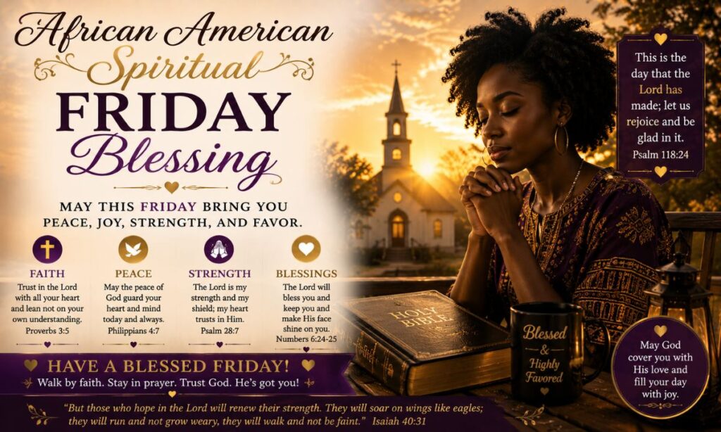 African American Spiritual Friday Blessing