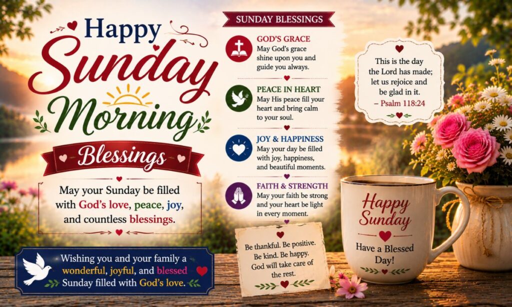 Happy Sunday Morning Blessings