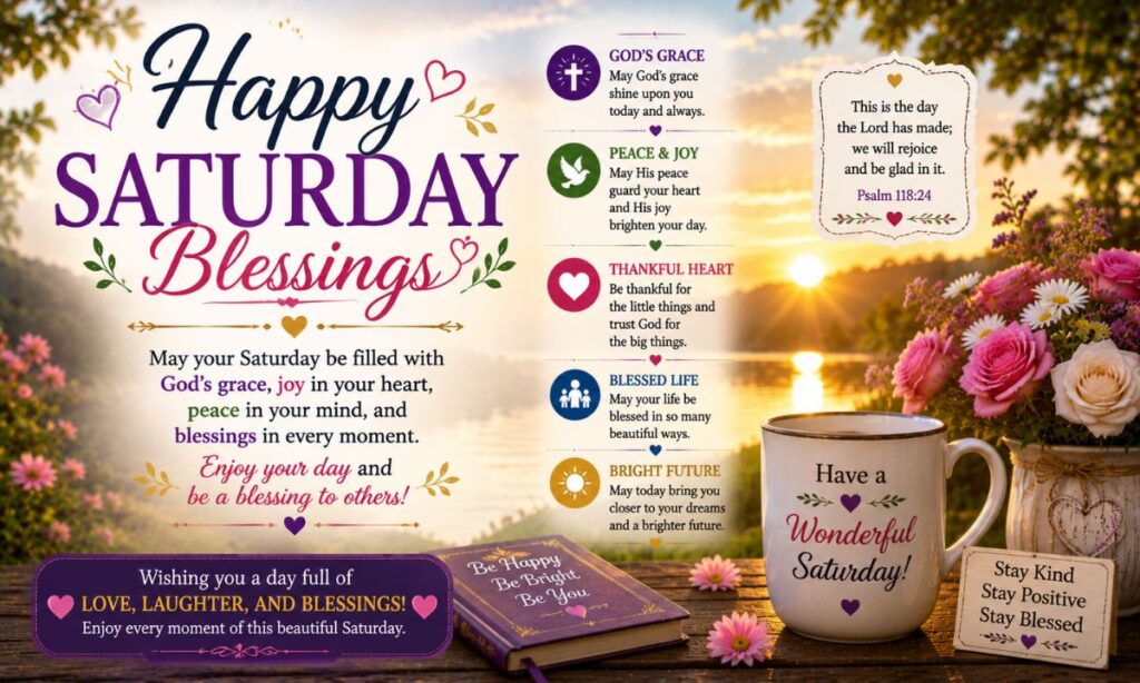 Happy Saturday Blessings