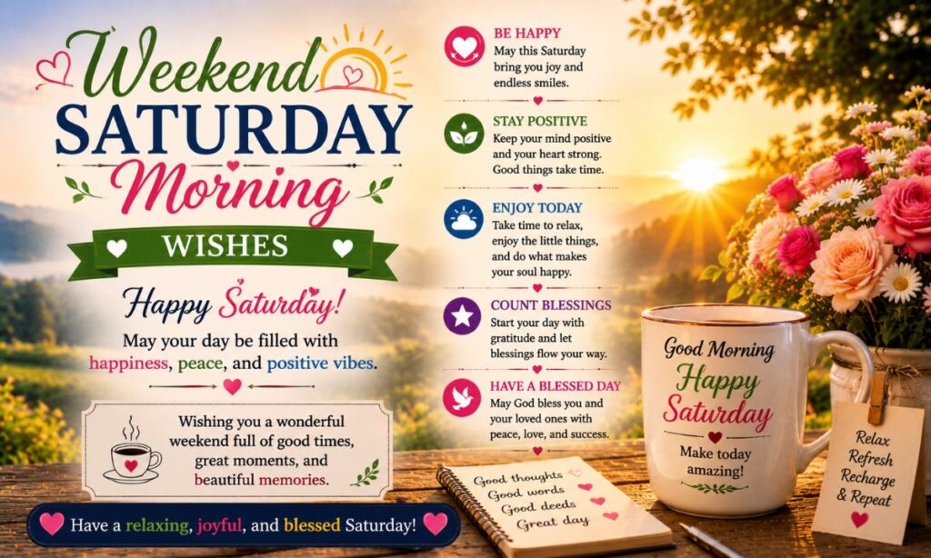 Weekend Saturday Morning Wishes