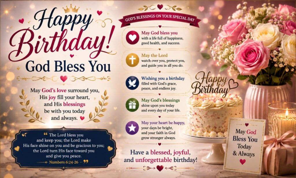 Happy Birthday God Bless You Quotes