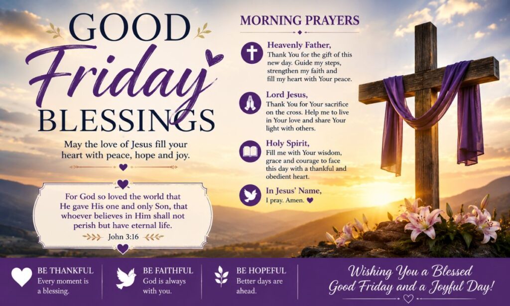 Good Friday Blessings and Morning Prayers
