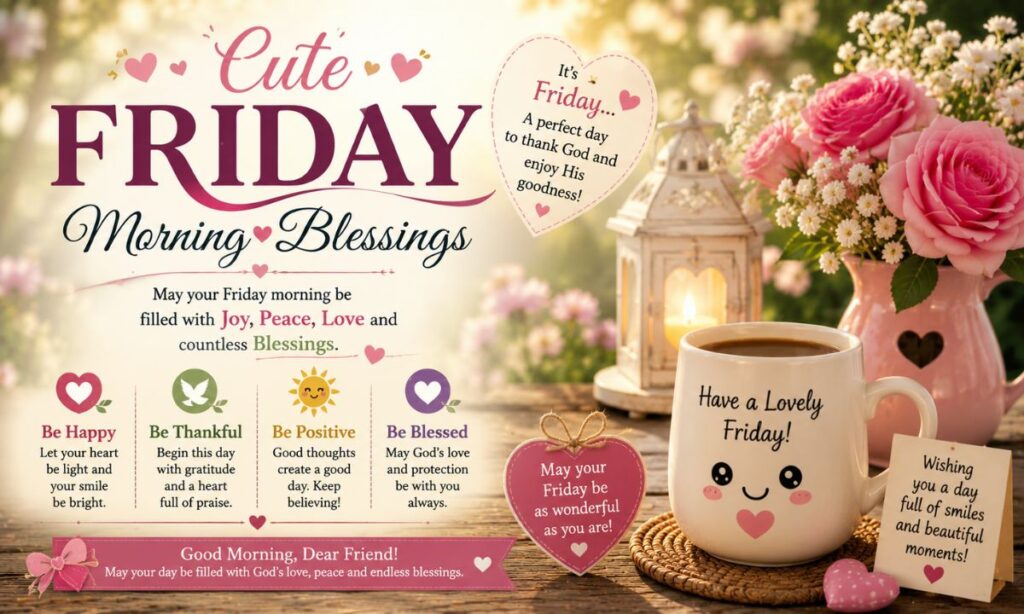 Cute Friday Morning Blessings