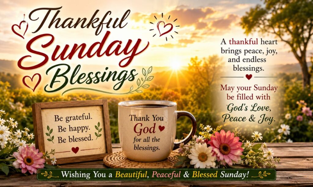 Thankful Sunday Blessings
