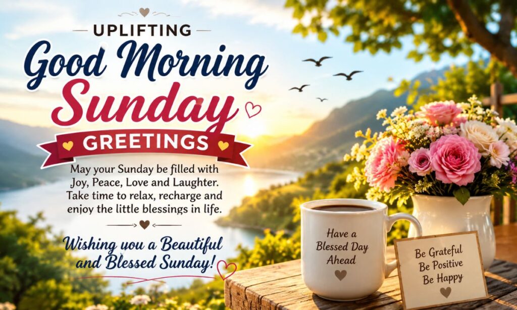 Uplifting Good Morning Sunday Greetings