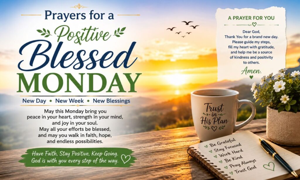 Prayers for a Positive Blessed Monday