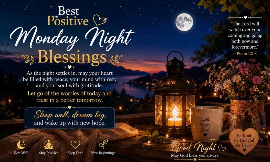 Best Positive Monday Night Blessings