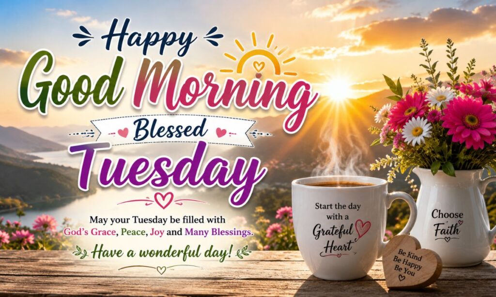 Happy Good Morning Blessed Tuesday
