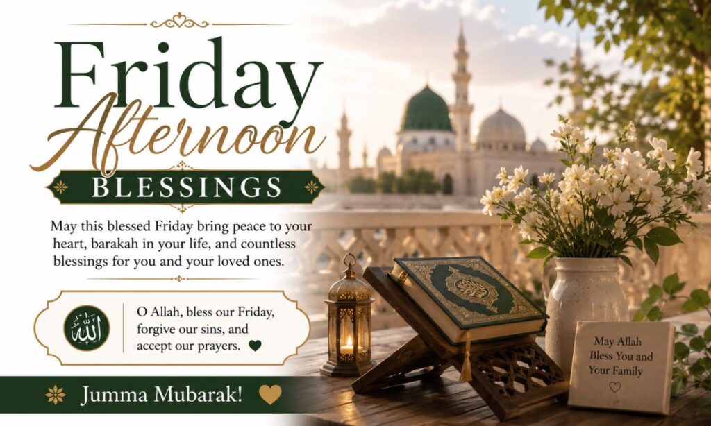 Friday Afternoon Blessings
