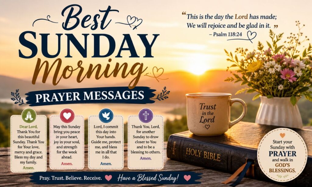 Best sunday morning prayer messages
