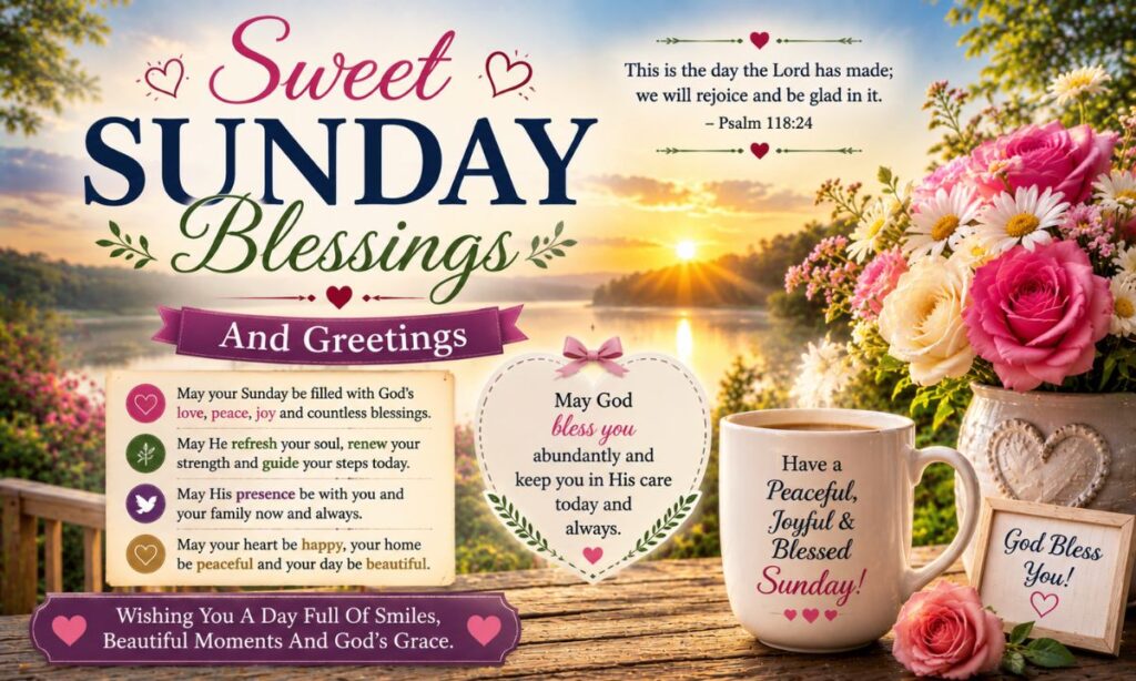 Sweet Sunday Blessings And Greetings