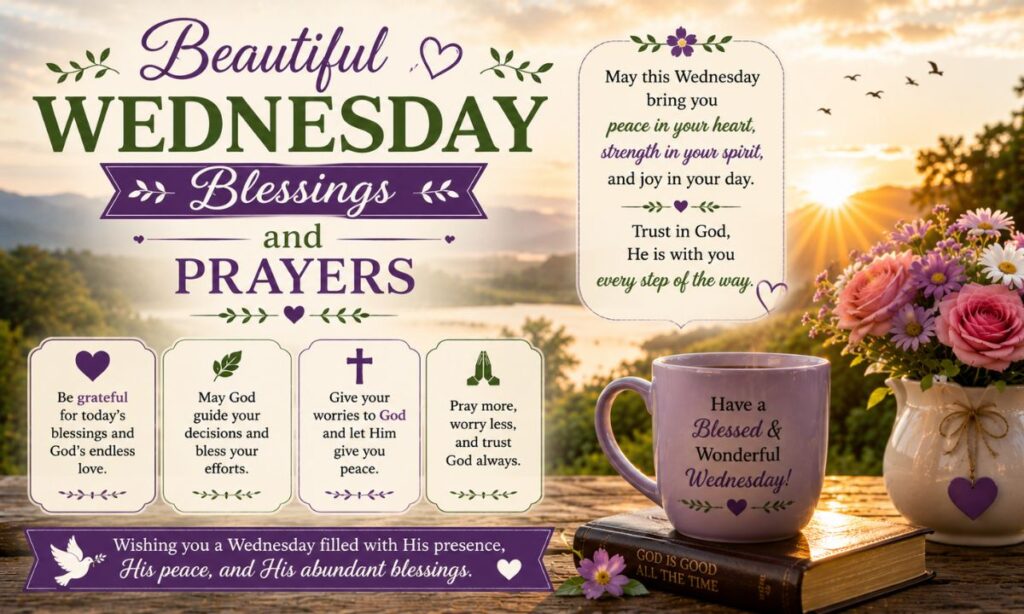 Beautiful Wednesday Blessings and Prayers