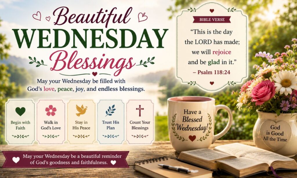 Beautiful Wednesday Blessings Bible Verse