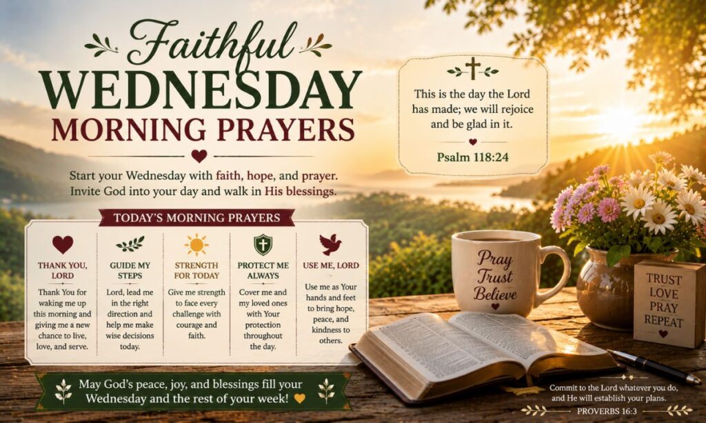 Faithful Wednesday Morning Prayers