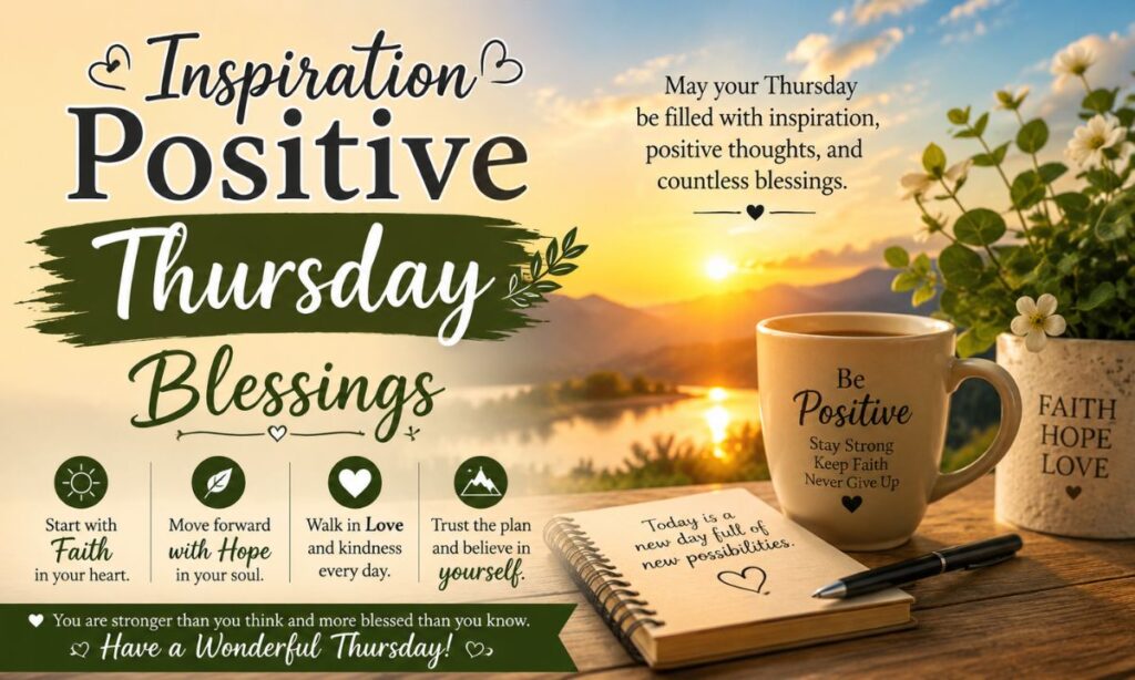 Inspiration Positive Thursday Blessings