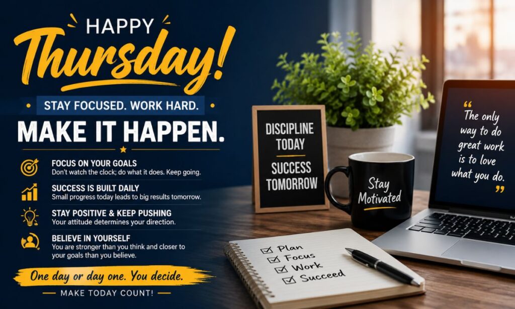 Thursday Motivational Quotes for Work
