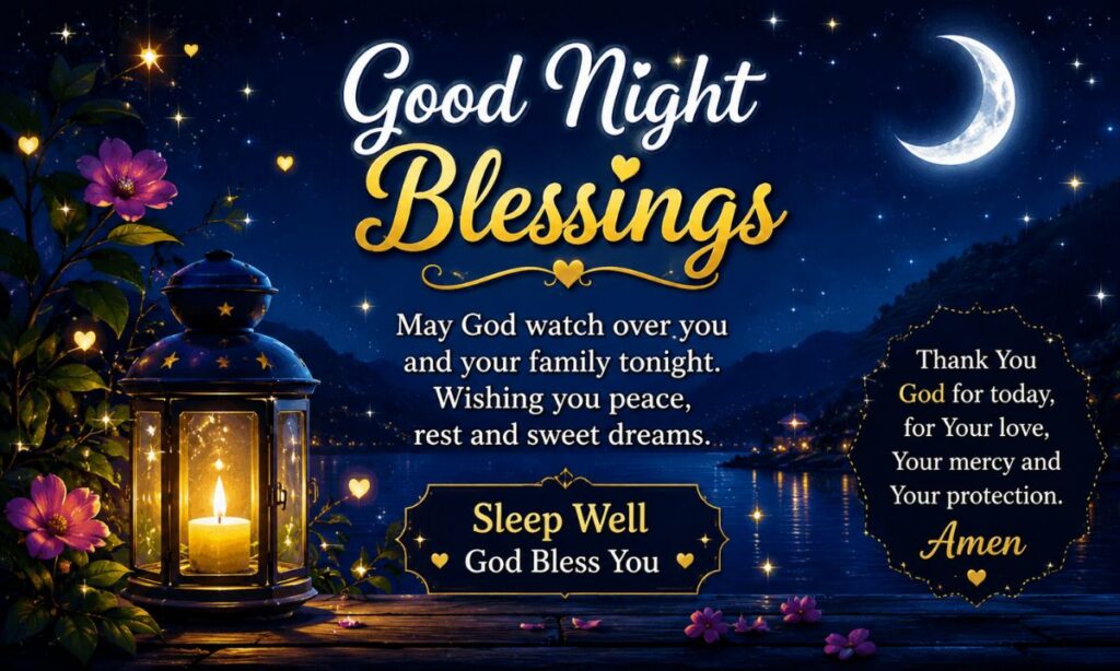 Good Night Blessings Gif