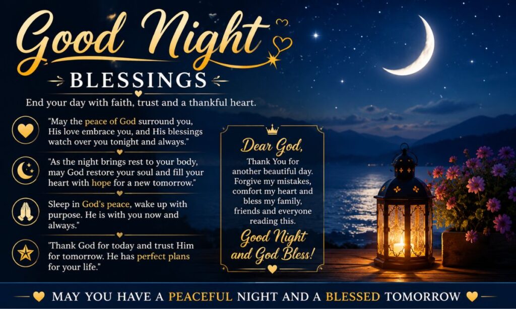 Good Night Blessings Quotes