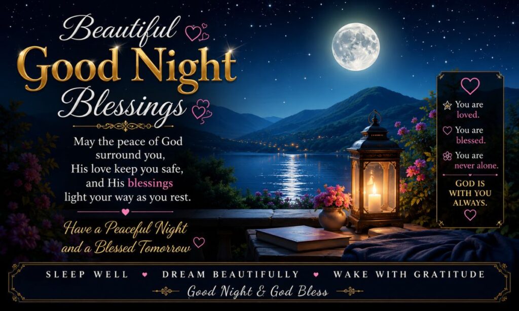 Beautiful Good Night Blessings