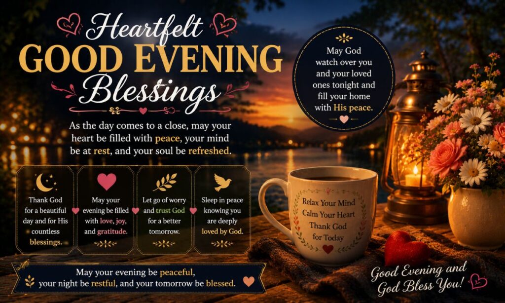Heartfelt Good Evening Blessings
