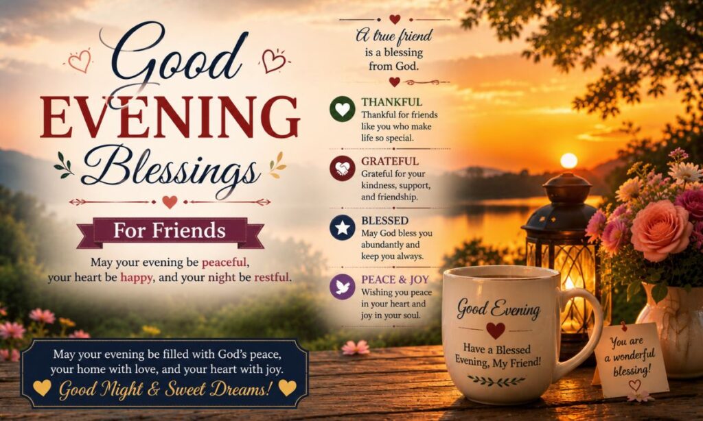 Good Evening Blessings for Friends