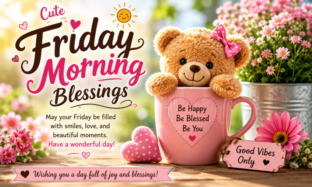 Cute Friday Morning Blessings