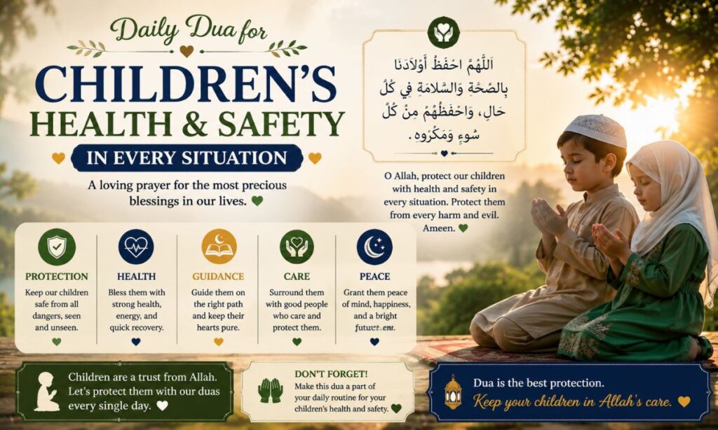 Daily Dua for Children's Health and Safety in Every Situation