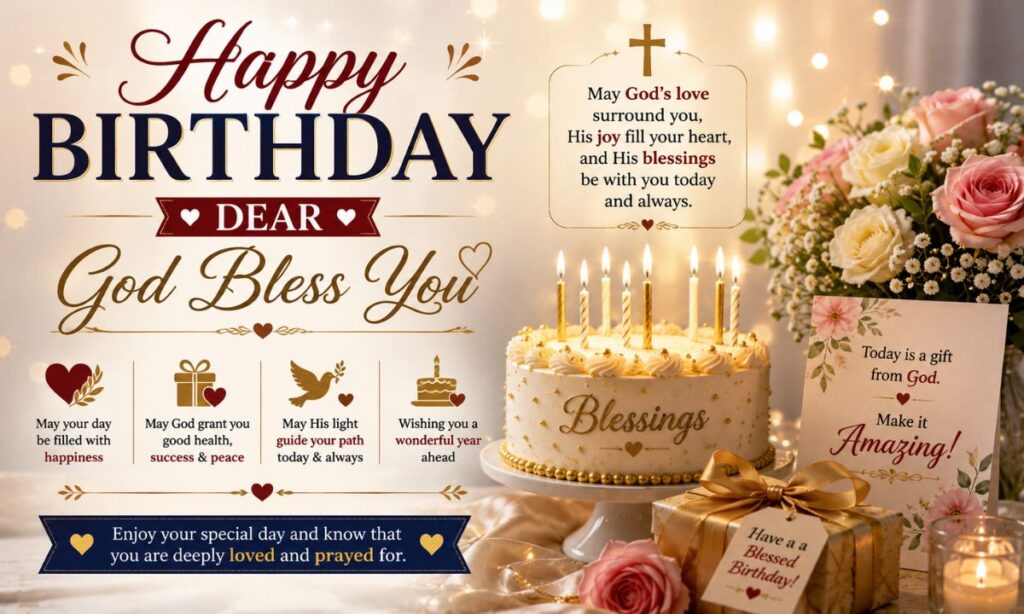 Happy Birthday Dear God Bless You