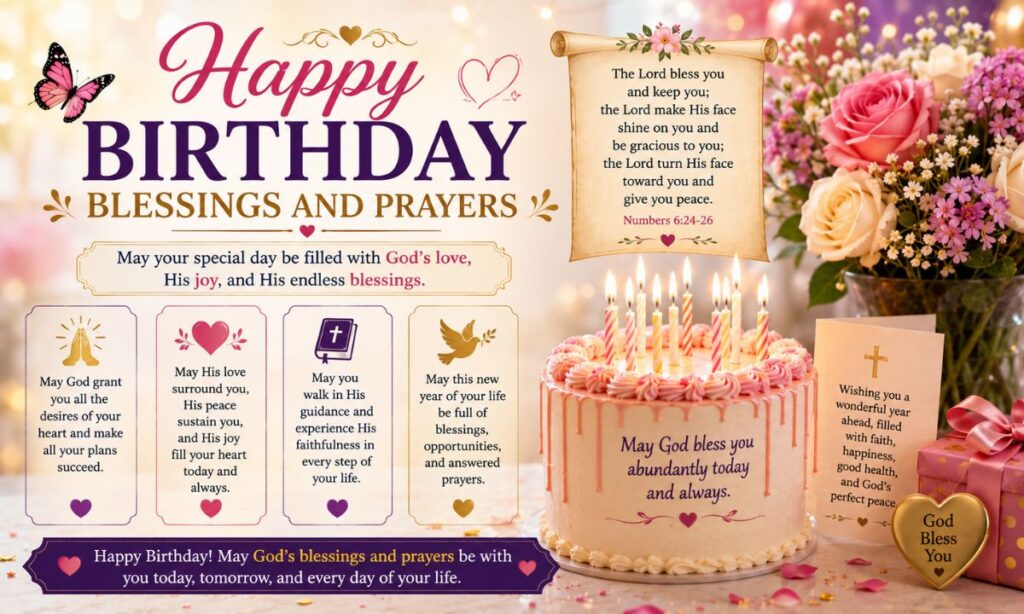 Happy Birthday Blessings and Prayers