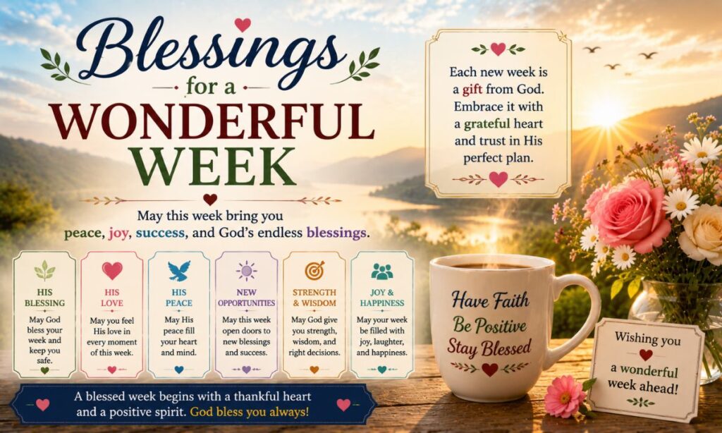 Blessings for a Wonderful Week