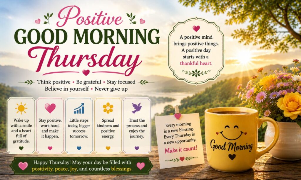 Positive Good Morning Thursday